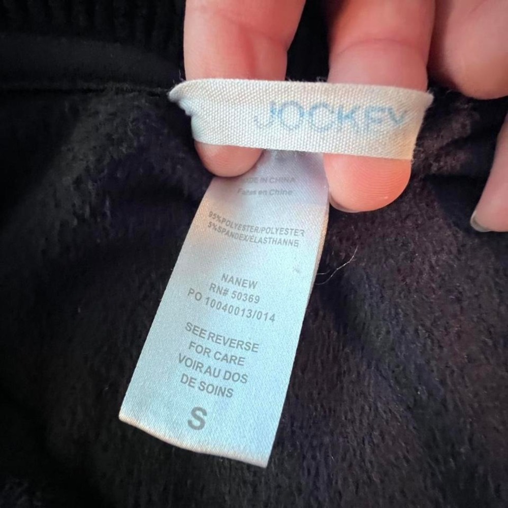 Black Jockey velour half zip sweatshirt Women's size‎ small - Picture 7 of 7